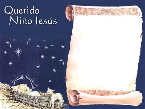 Formato Para Hacer La Carta Al Ni O Jes S Ni O Jesus Regalos Para