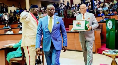 Gov Eno Presents N Bn Budget For To State Assembly The