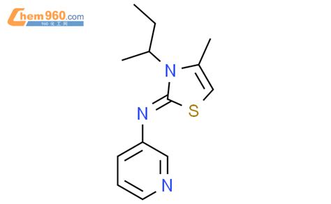 452967 32 7 3 butan 2 yl 4 methyl N pyridin 3 yl 1 3 thiazol 2 imine化学式