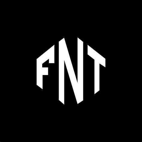 Fnt Letter Logo Design With Polygon Shape Fnt Polygon And Cube Shape