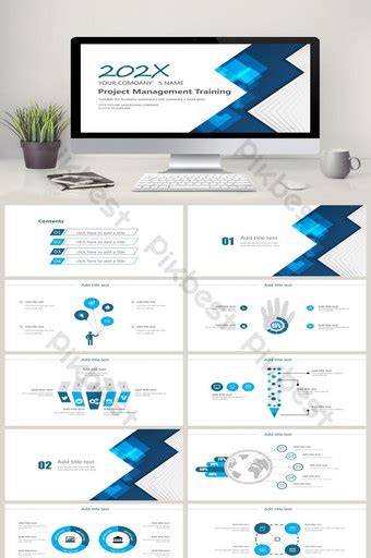 Yellow business project management training plan PPT template | PowerPoint PPTX Free Download ...