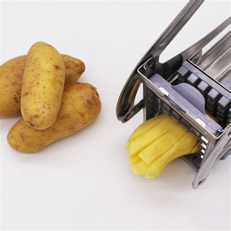 Pommes Fritten Kartoffel Schneider Gem Se Obststiftler Mit