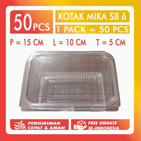 Jual Kotak Makanan Mika Sb Ukuran Sb Kotak Kue Mika Kotak Mika