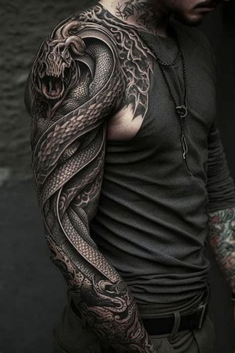 50 Tattoo Ideas For Men And Women Dragon Sleeve Tattoos Best Sleeve