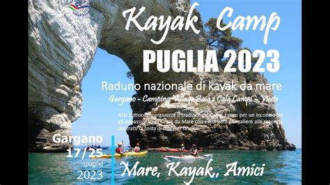 Sea Kayaking Gargano Italy Sottocosta Camp Puglia Youtube