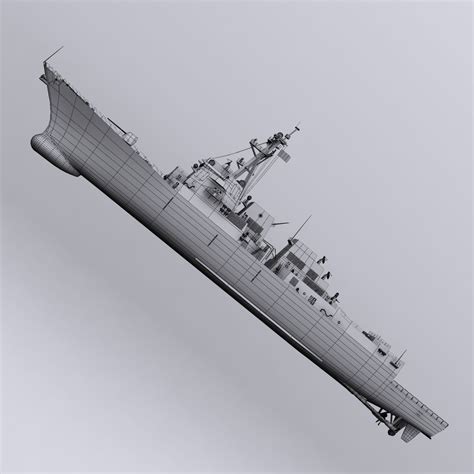 Uss Gridley Ddg Arleigh Burke Class Destroyer D Model