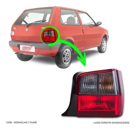 Lanterna Traseira Passageiro Fiat Uno Mille Way 2008 Genuíno