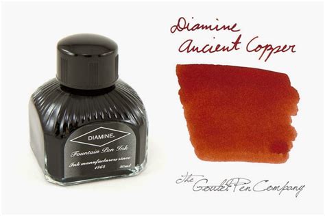 Fountain Pen Ink Color Diamine Ancient Copper