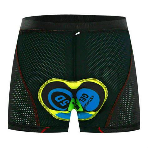 Wosawe Cycling Shorts D Gel Padded Mtb Bike Riding Underpants Sports