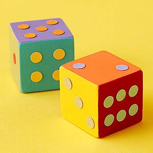 Jumbo Wooden Dice | Fun Family Crafts