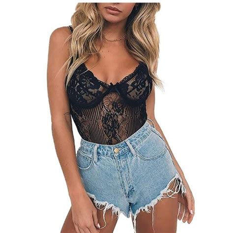 Lingeriebyritchie Intimates Sleepwear Sexy Lace Bodysuit One Piece Teddy Lingerie Poshmark