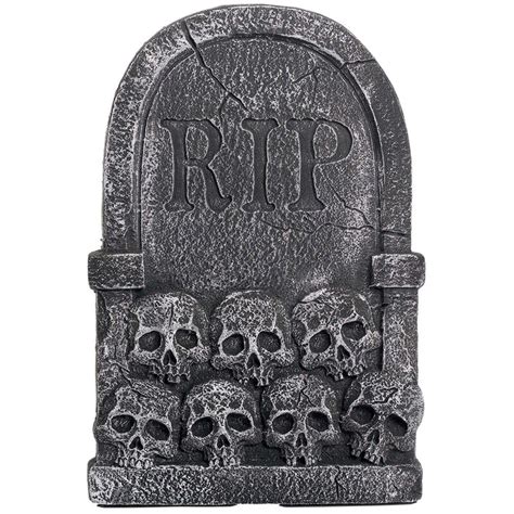 Amscan Halloween Rip Skull Tombstone And Reviews Wayfair