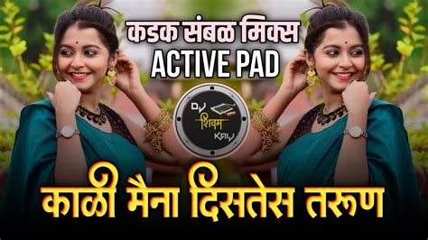 काळी मैना दिसतेस तरुण । Kali Maina Distes Tarun Dj Song Active Pad