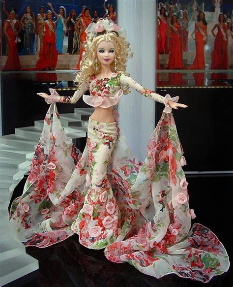 Miss Universe Doll Barbie Gowns Barbie Dress Barbie Dolls