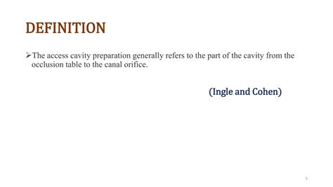 S11 Endodontic ACCESS CAVITY PREPARATION Pptx