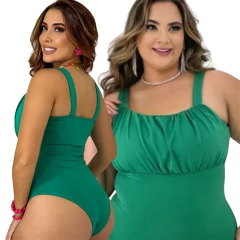 Body Feminino 48 50 GG Moda Praia Suplex Plus Size tamanho Único