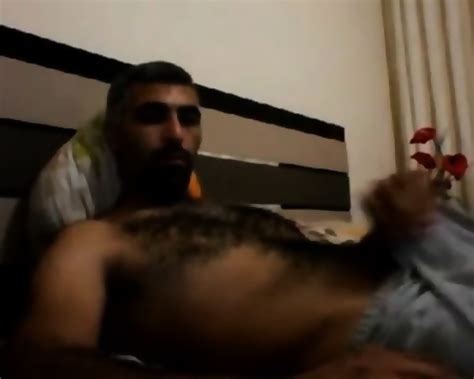 Hairy Horny Daddy Strokes His Big Cock