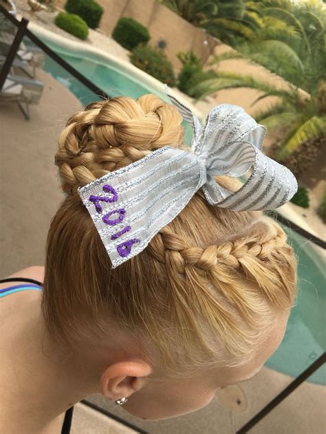 Gymnastic Hairstyle Gymnastics Hair Hair Styles Hairstyle