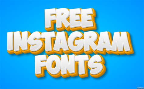 Free Instagram Fonts Effetto Testo E Design Del Logo Caratteri Tipografici