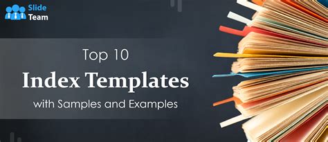 Top 10 Index Templates with Samples and Examples