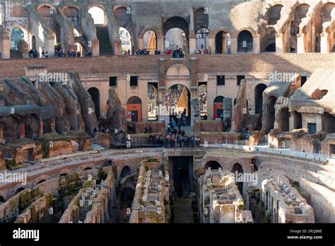 The inside of the Colosseum in Rome, Italy Stock Photo - Alamy