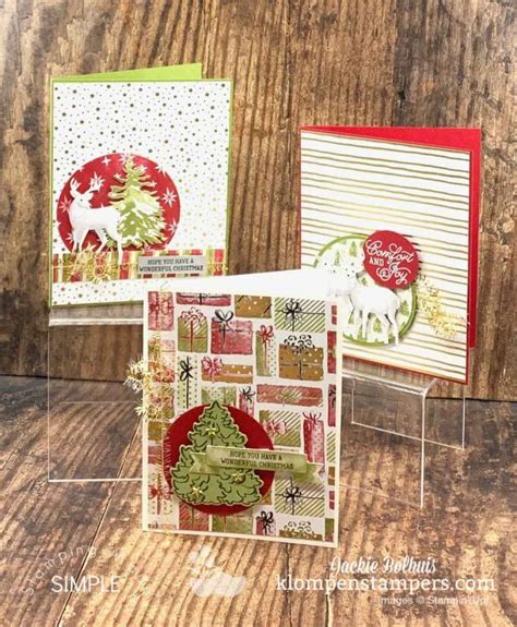 53+ Easy Christmas Card Ideas Grouped by Stamp Sets