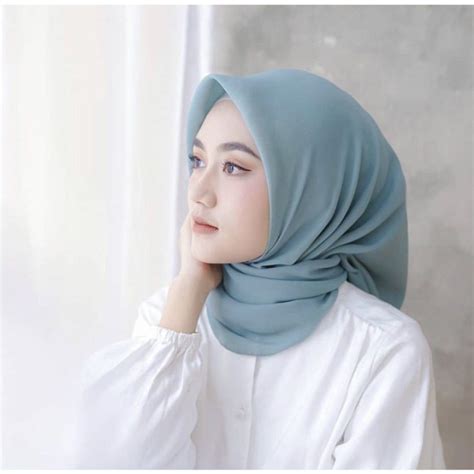 Cod Jilbab Hijab Bella Square Kerudung Segiempat Premium Murah