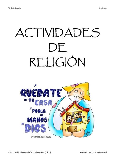 Actividades Religi N Semana Santa By Lourdes Mapi Issuu