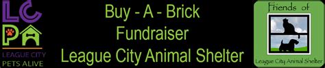 Donate to Friends of League City Animal Shelter Brick Fundraising Campaign