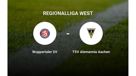 Gegen Den Wuppertaler Sv Tsv Alemannia Aachen Verbucht Knappen