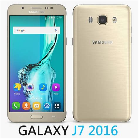 Samsung Galaxy J7 2016 Gold 3d Model 29 3ds Fbx Obj Max Lwo Ma Xsi C4d Free3d