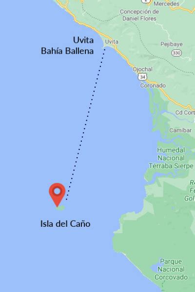 cano-island-map-trip at Cano Island, Costa Rica with Costa Rica Dive ...