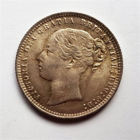 1872 Queen Victoria Silver Shilling T M J Hughes Coins