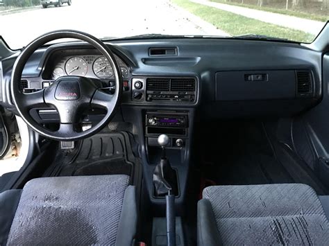 Interior of my 1990 Acura Integra that I sold last year. I miss the ...