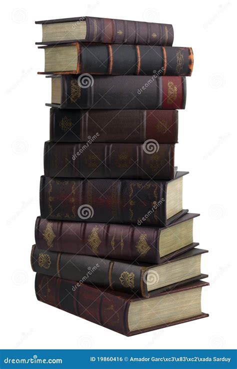 Stapel Van Oude Boeken Stock Foto Image Of Bruin Kennis