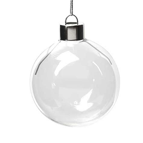 Bola Cristal Transparente Navidad Secomocomprar