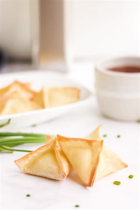 Crispy Air Fryer Cream Cheese Wonton Recipe Yellow Bliss Road