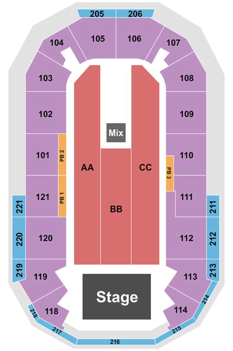 Hero Arena At Mountain America Center Seating Chart | CloseSeats.com