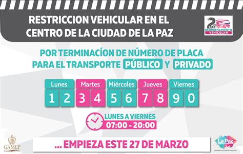 Restricci N Vehicular En La Paz C Mo Funciona Este Reordenamiento