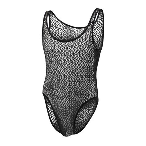 Bustier Corset Combinaison De Batterie En Maille Transparente Pour