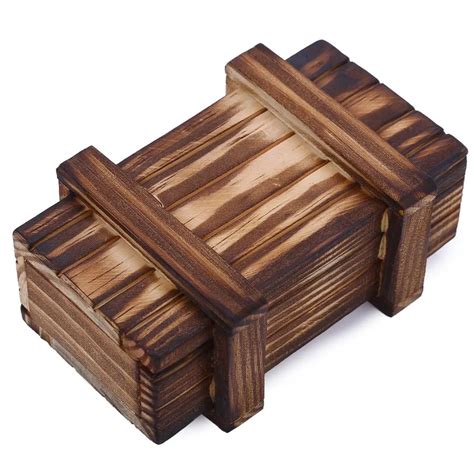 High Quality Wooden Secret Box Educational Magic Box Case Drawer