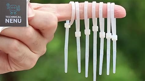 Zip Tie Life Hacks Tips Tricks Technical Nenu Youtube