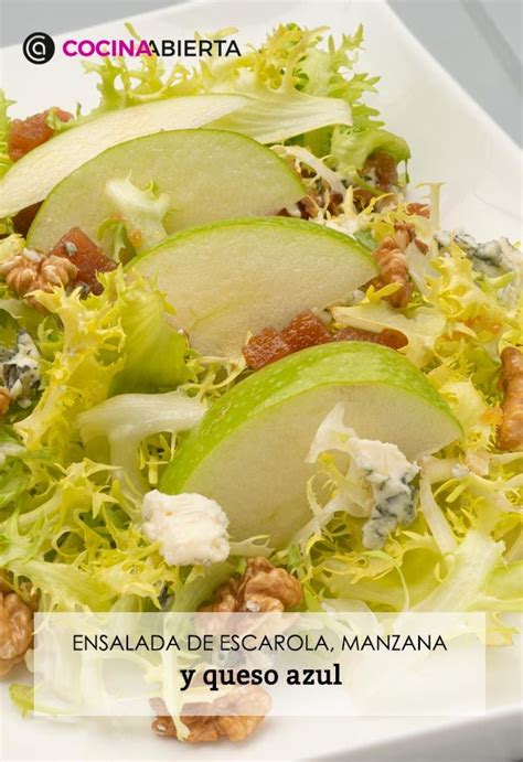 Ensalada De Escarola Manzana Y Queso Azul Receta De Karlos Arguiñano