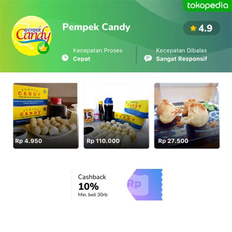 Toko Pempek Candy Online Produk Lengkap And Harga Terbaik Tokopedia