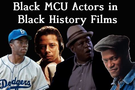 9 Black History Movies Featuring Black MCU Actors - Jt Spratley