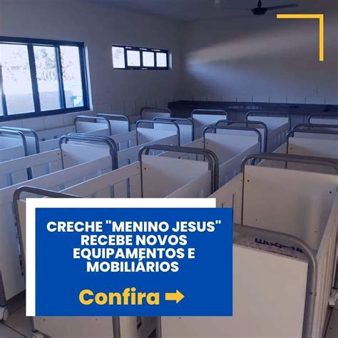 CRECHE MENINO JESUS RECEBE NOVOS EQUIPAMENTOS E MOBILIÁRIOS