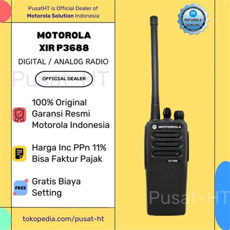 Jual Ht Motorola Digital Xir P P P Vhf Baru Resmi