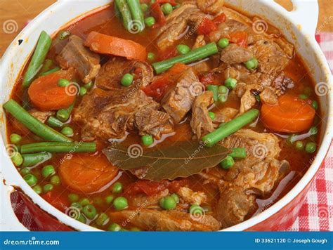 French Navarin Of Lamb Stew With Vegetables Stock Photo Image Of