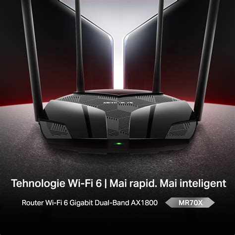 MR70X | Router Wi-Fi 6 Gigabit Dual-Band AX1800 | Tehnologie Wi-Fi 6 ...