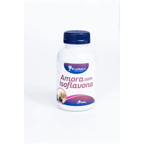 Amora Isoflavona 500mg 100 Capsulas Erva Nativa No Shoptime